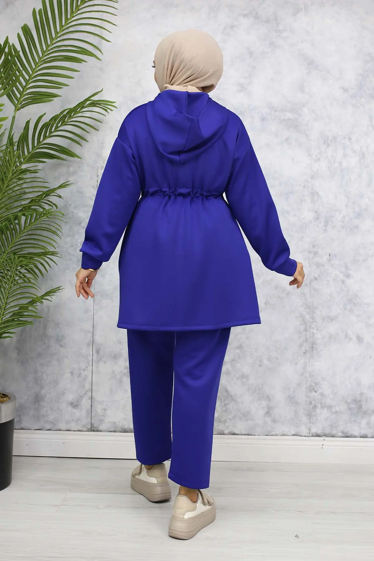 Yaka Detaylı Scuba Ikili Takım-detail