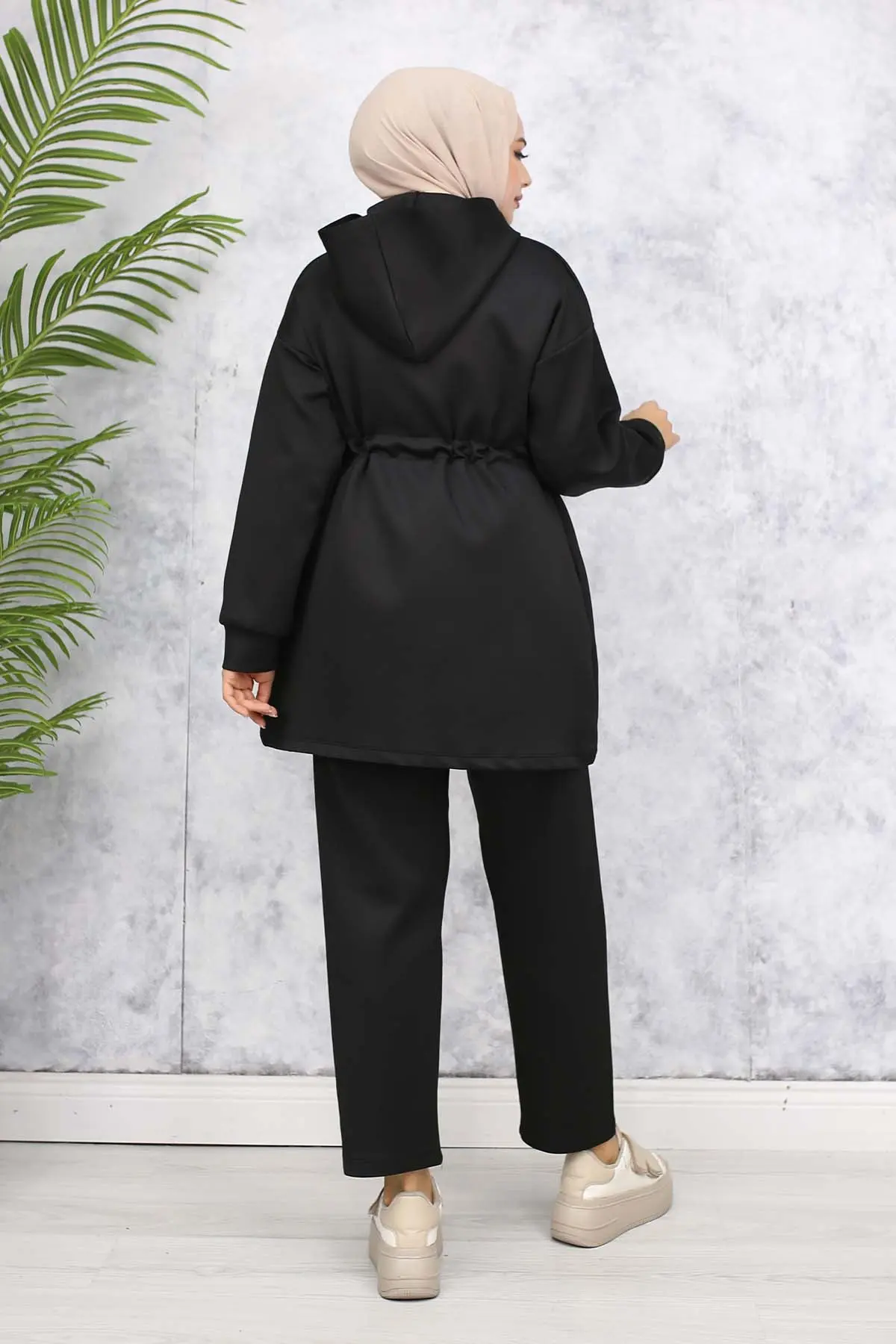 Yaka Detaylı Scuba Ikili Takım-detail