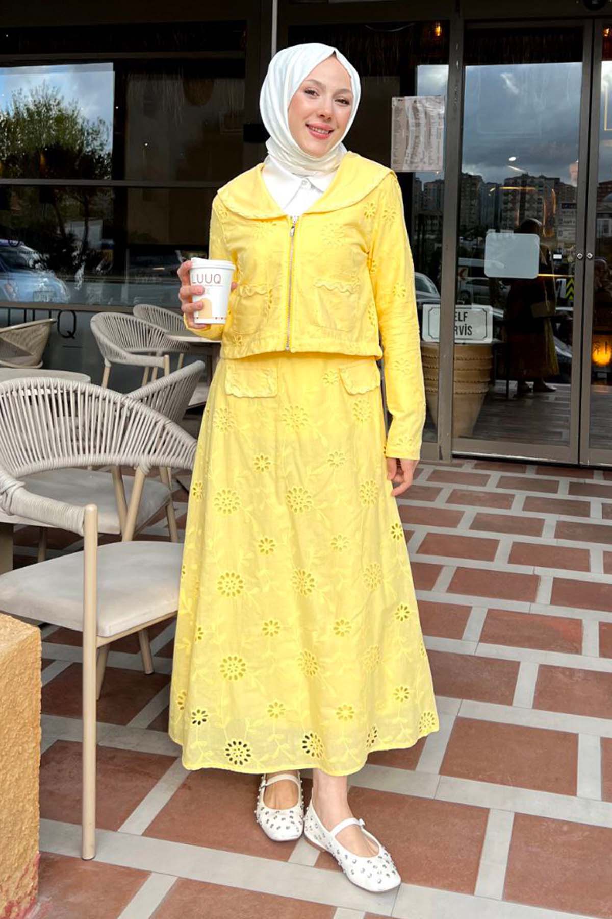 Yakalı Brode Takım