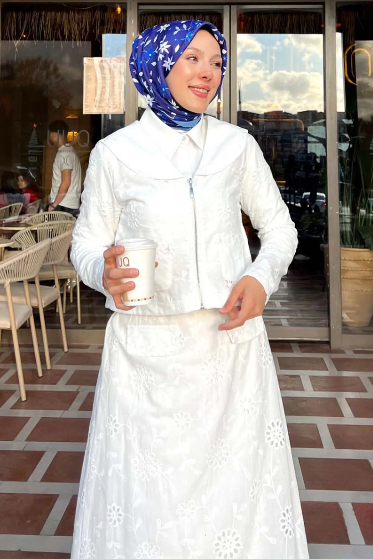 Yakalı Brode Takım-detail