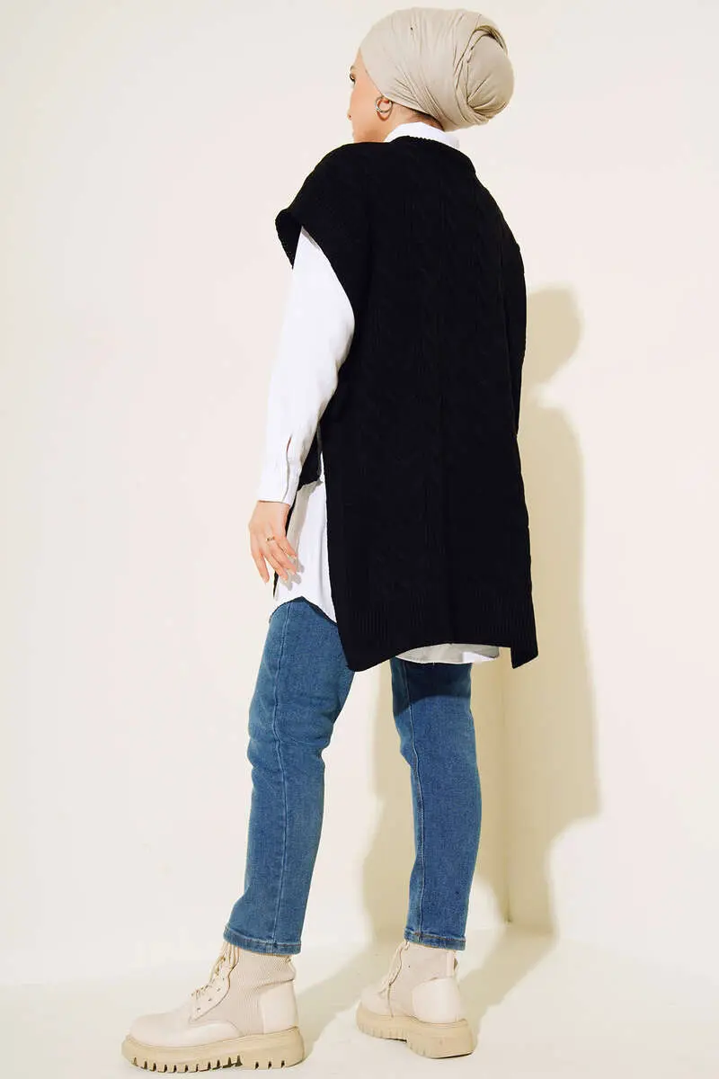 Side Tie Sweater-detail