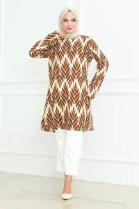 Side Slit Crepe Tunic