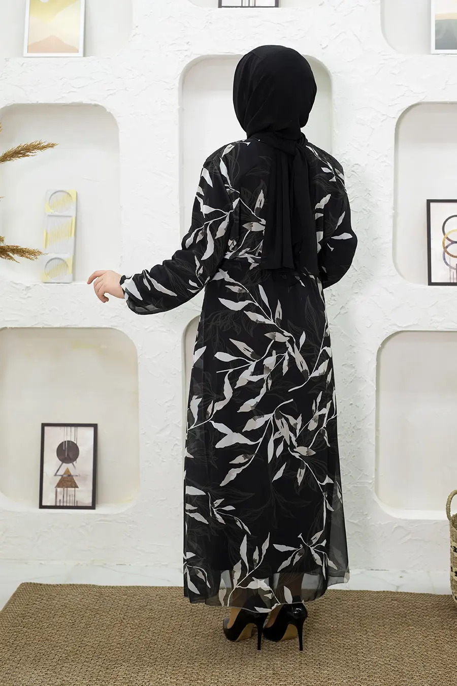 Yeni Çiçekli Elbise-detail