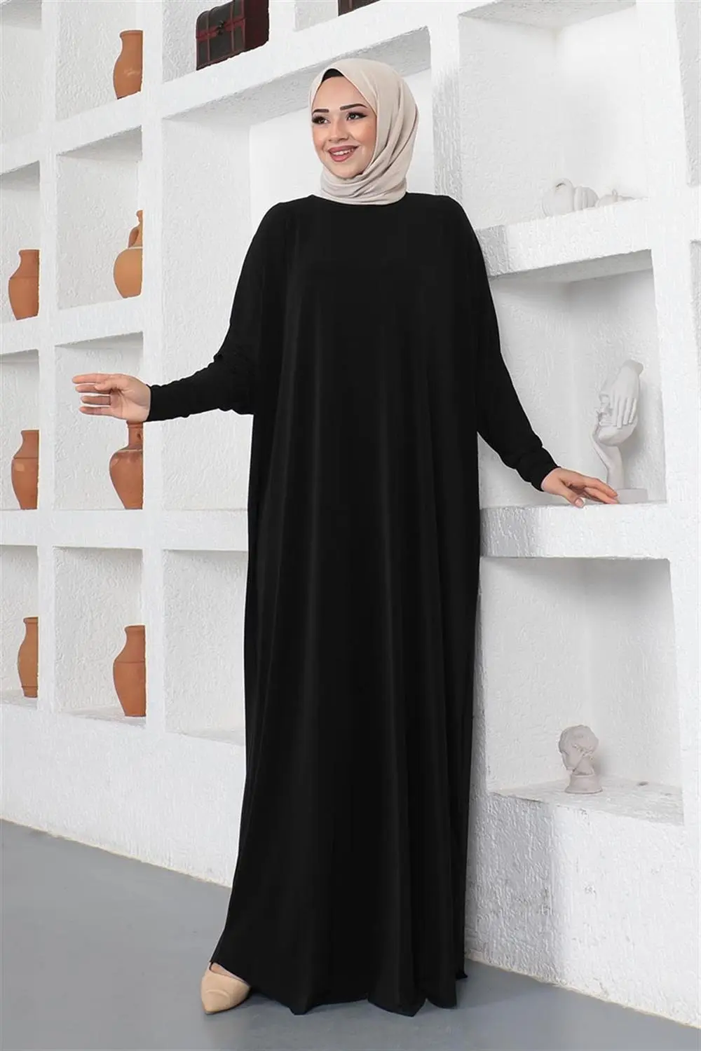 Yarasa Kol Salaş Elbise-detail