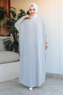 Bat Sleeve Casual Dress