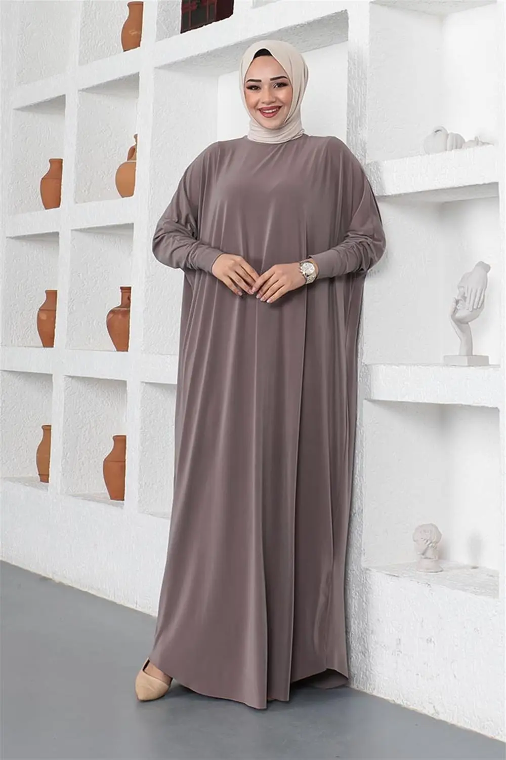 Yarasa Kol Salaş Elbise-detail