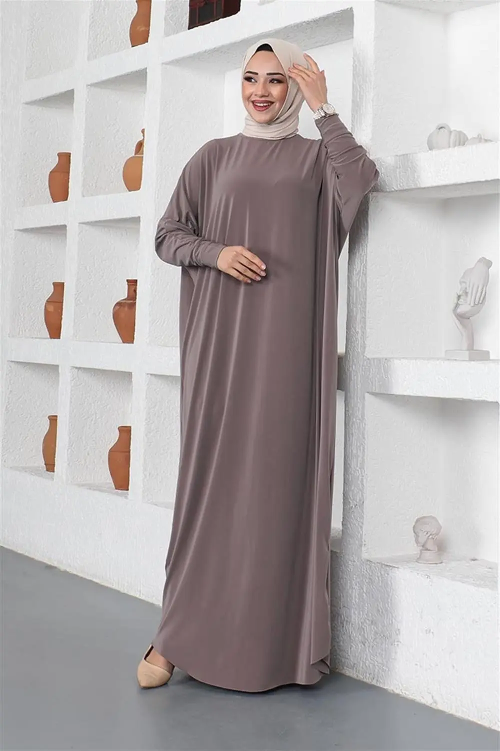 Yarasa Kol Salaş Elbise-detail