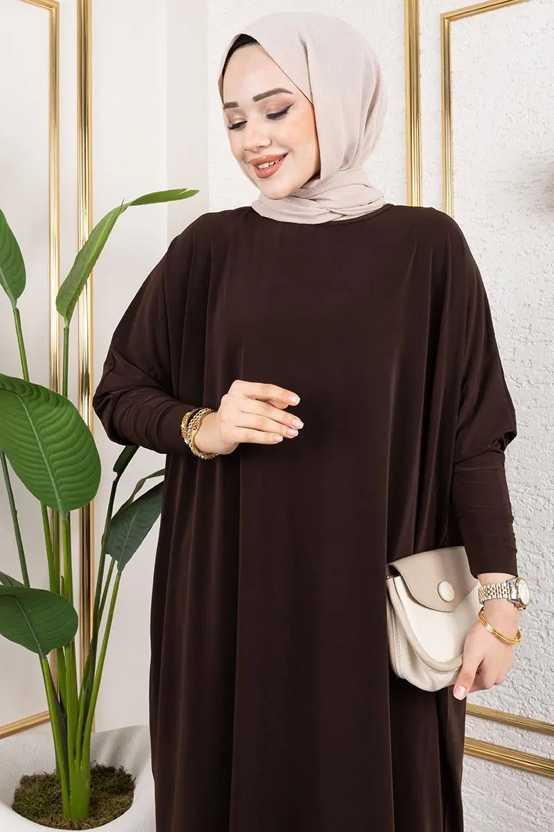 Yarasa Kol Sandy Tunik Kahverengi-detail