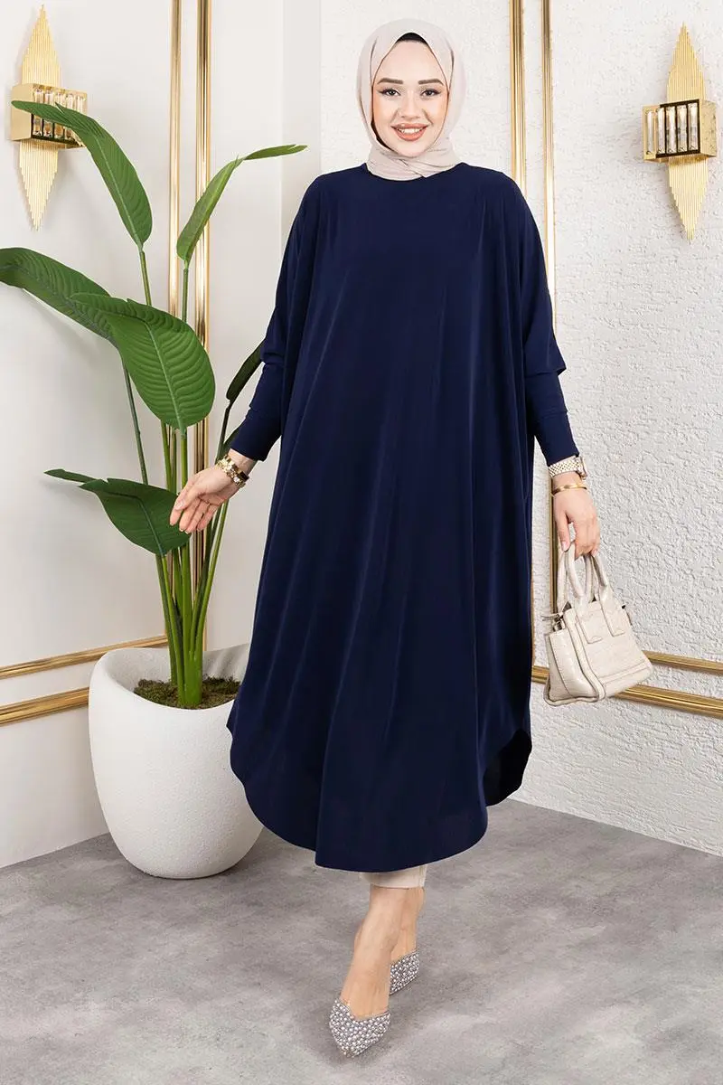 Yarasa Kol Sandy Tunik Lacivert-detail