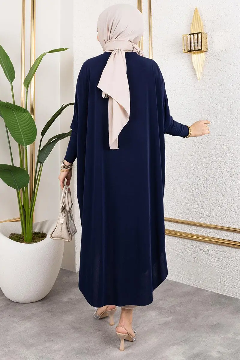 Yarasa Kol Sandy Tunik Lacivert-detail