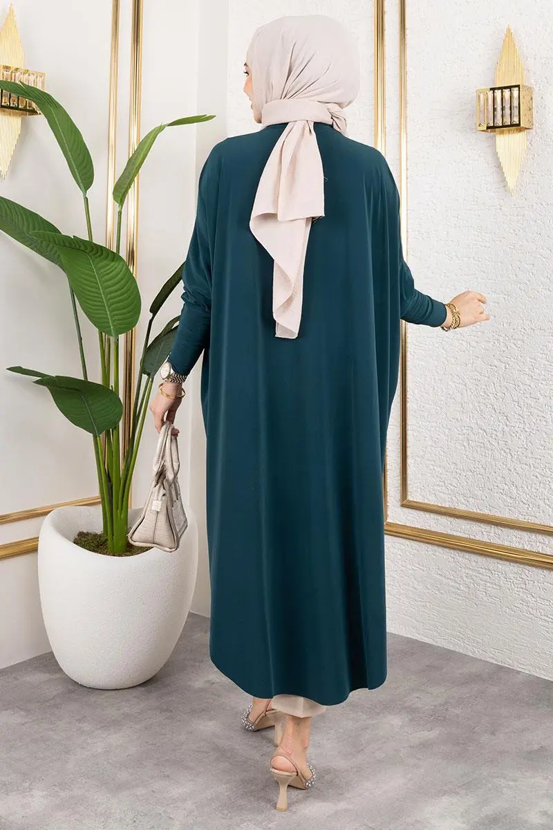 Bat Sleeve Sandy Tunic-detail