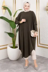 Bat Sleeve Sandy Tunic