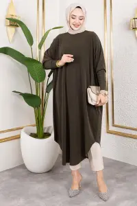 Bat Sleeve Sandy Tunic