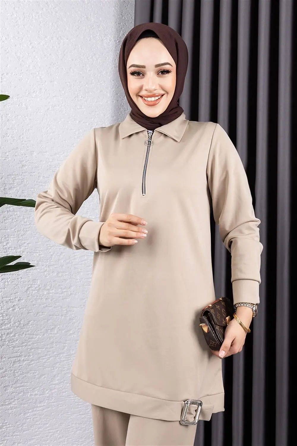 Yarım Fermuarlı Spor Takım-detail