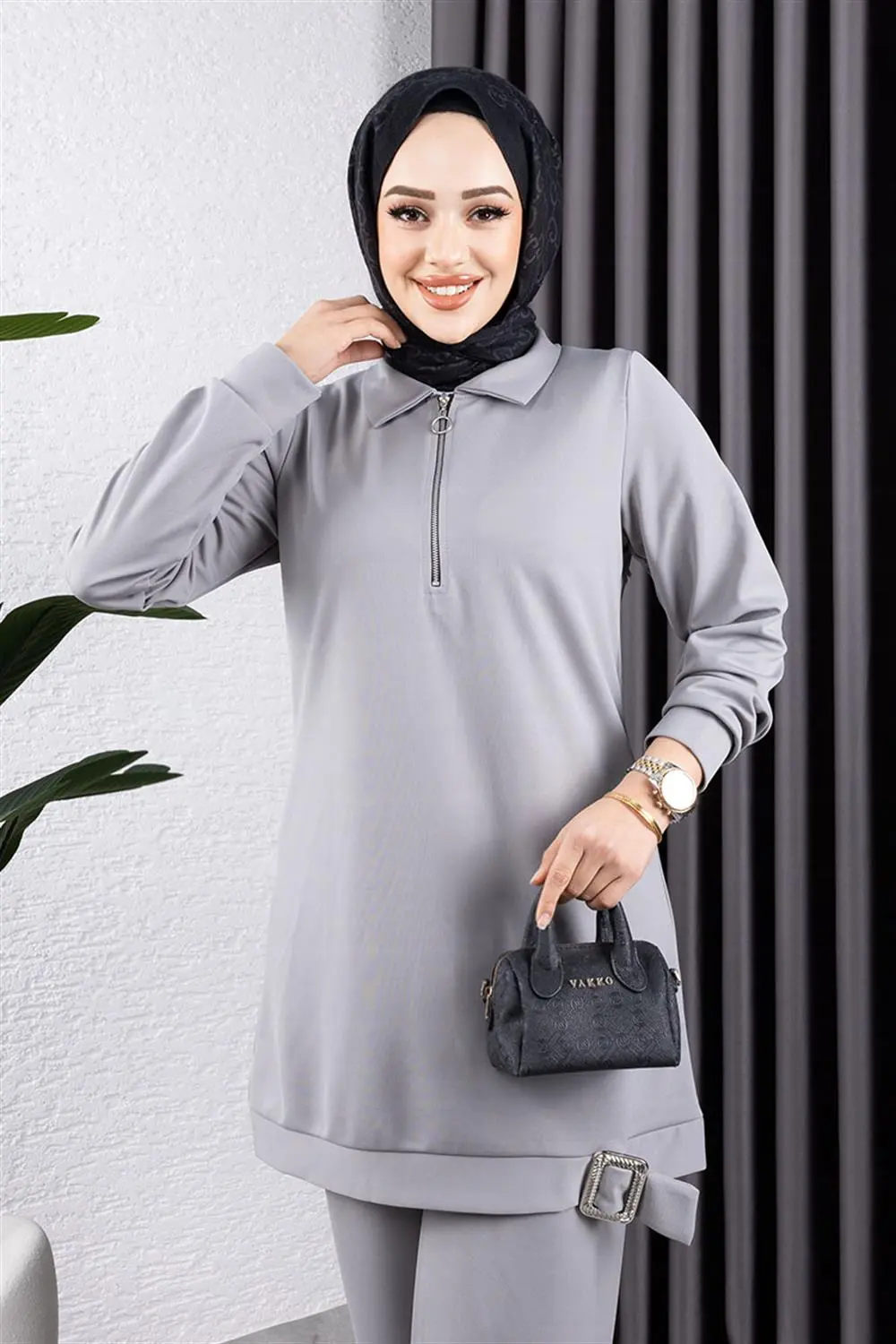 Yarım Fermuarlı Spor Takım-detail