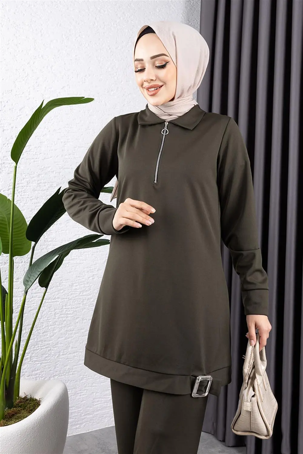 Yarım Fermuarlı Spor Takım-detail