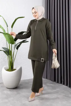 Half Zipper Sports Suit