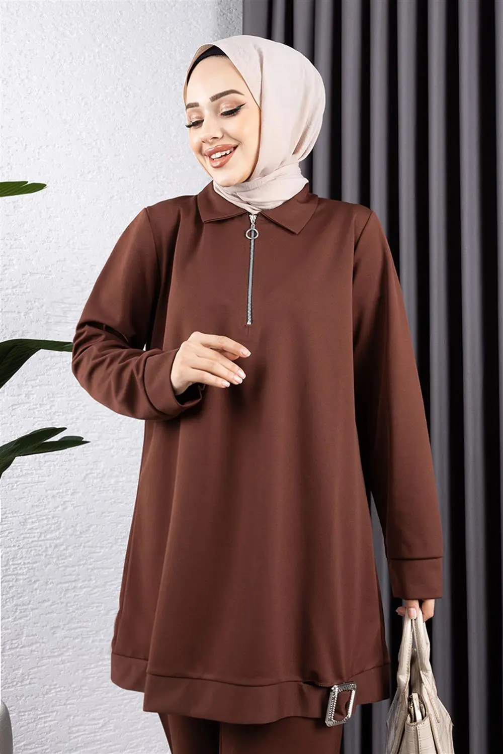 Yarım Fermuarlı Spor Takım-detail