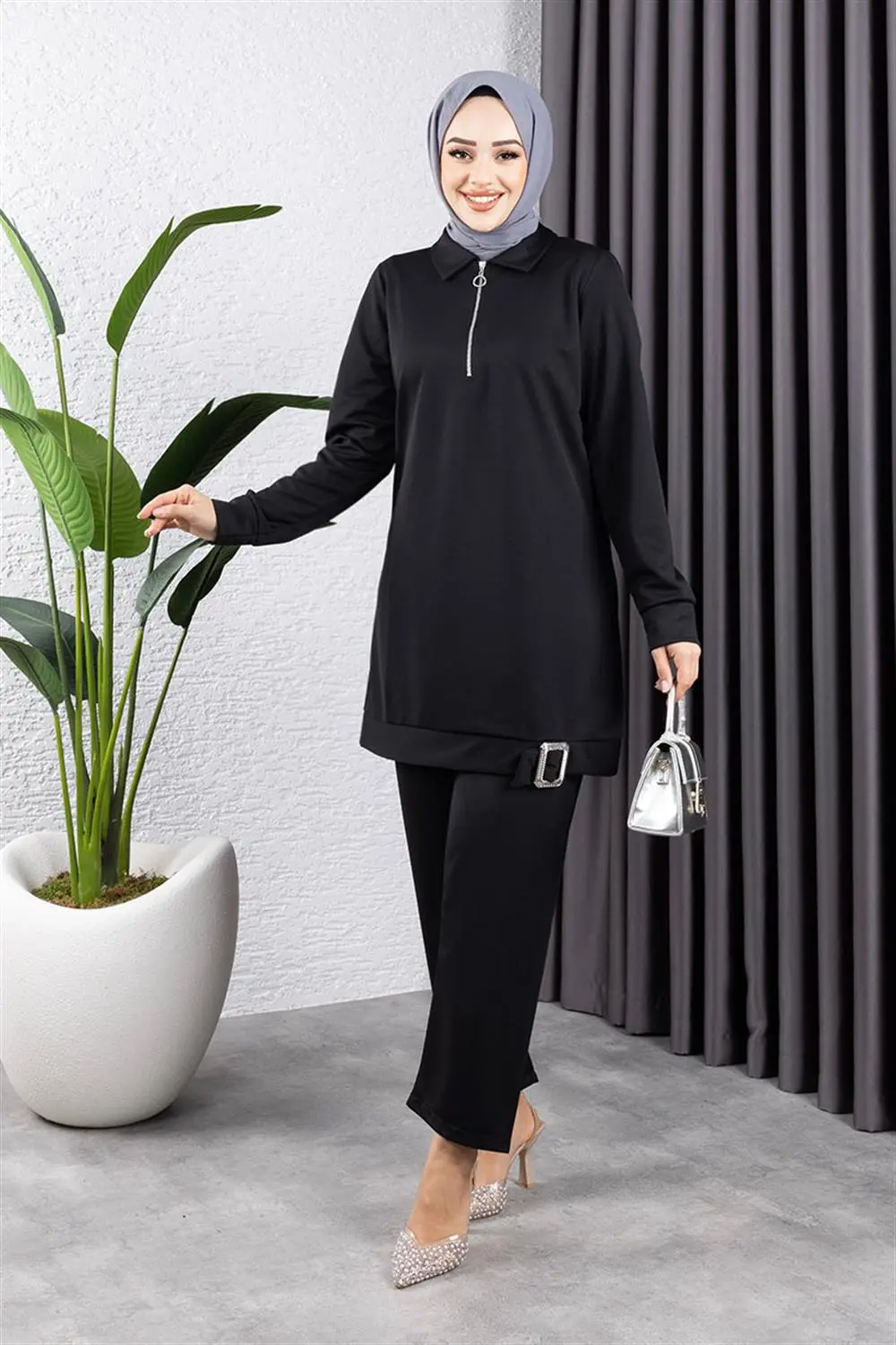 Yarım Fermuarlı Spor Takım-detail