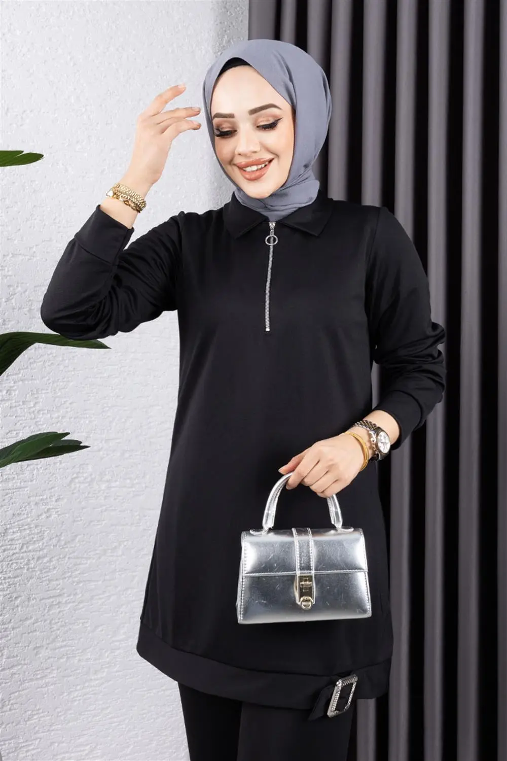 Yarım Fermuarlı Spor Takım-detail