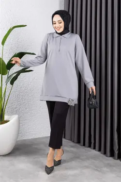 Half Zipper Sports Tunic