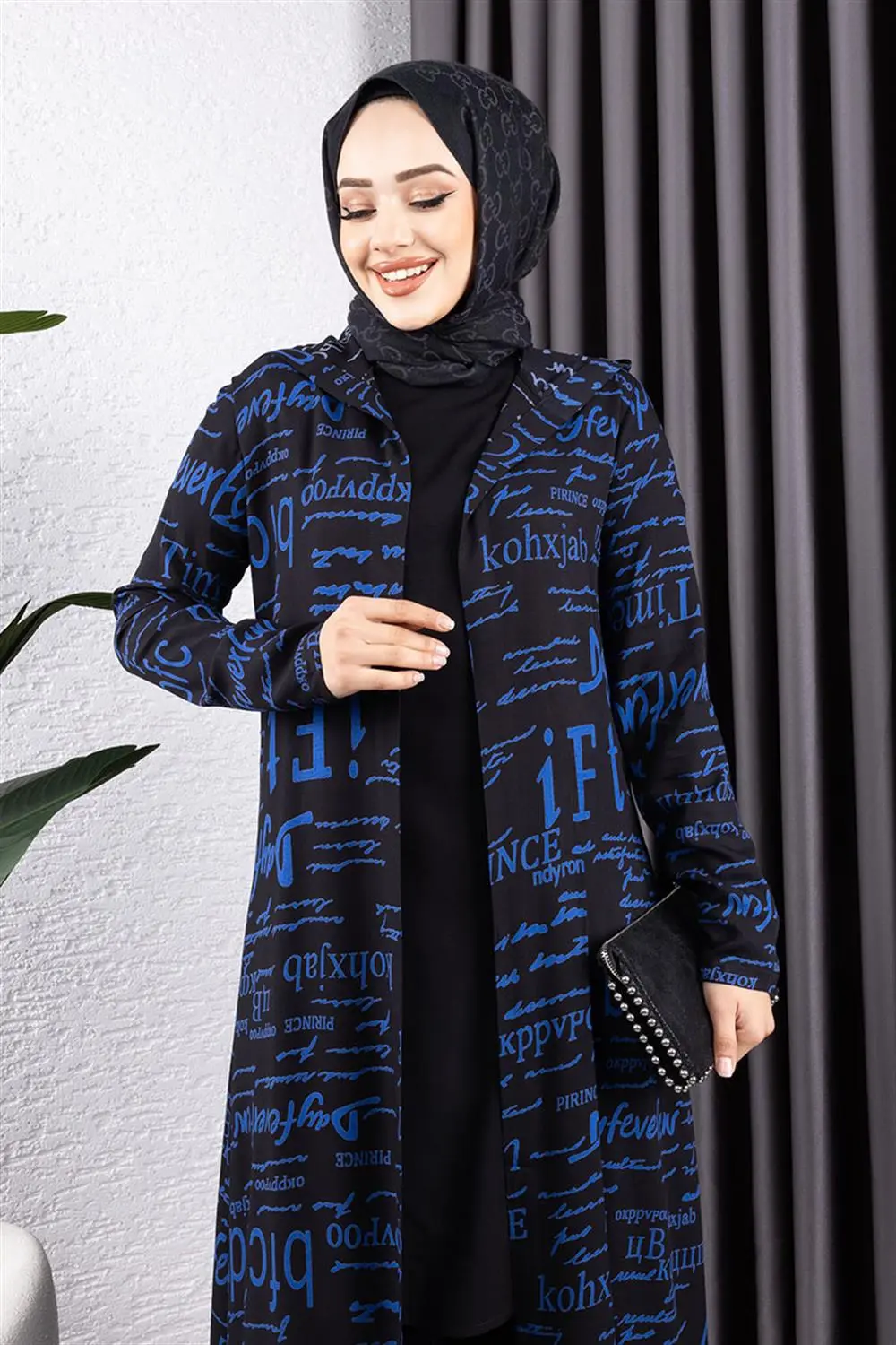 Yazılı 3 Lü Tesettür Takım-detail