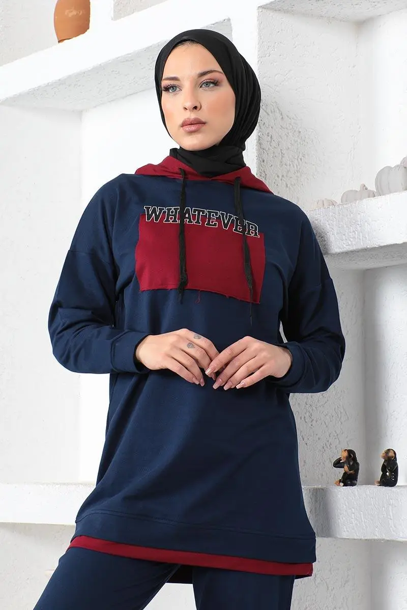 Yazılı Spor Takım Lacivert-detail