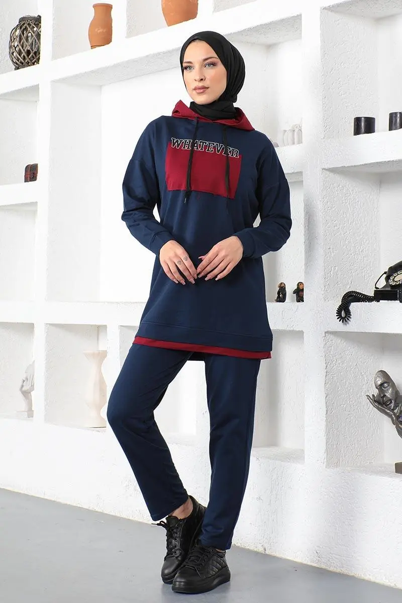 Yazılı Spor Takım Lacivert-detail