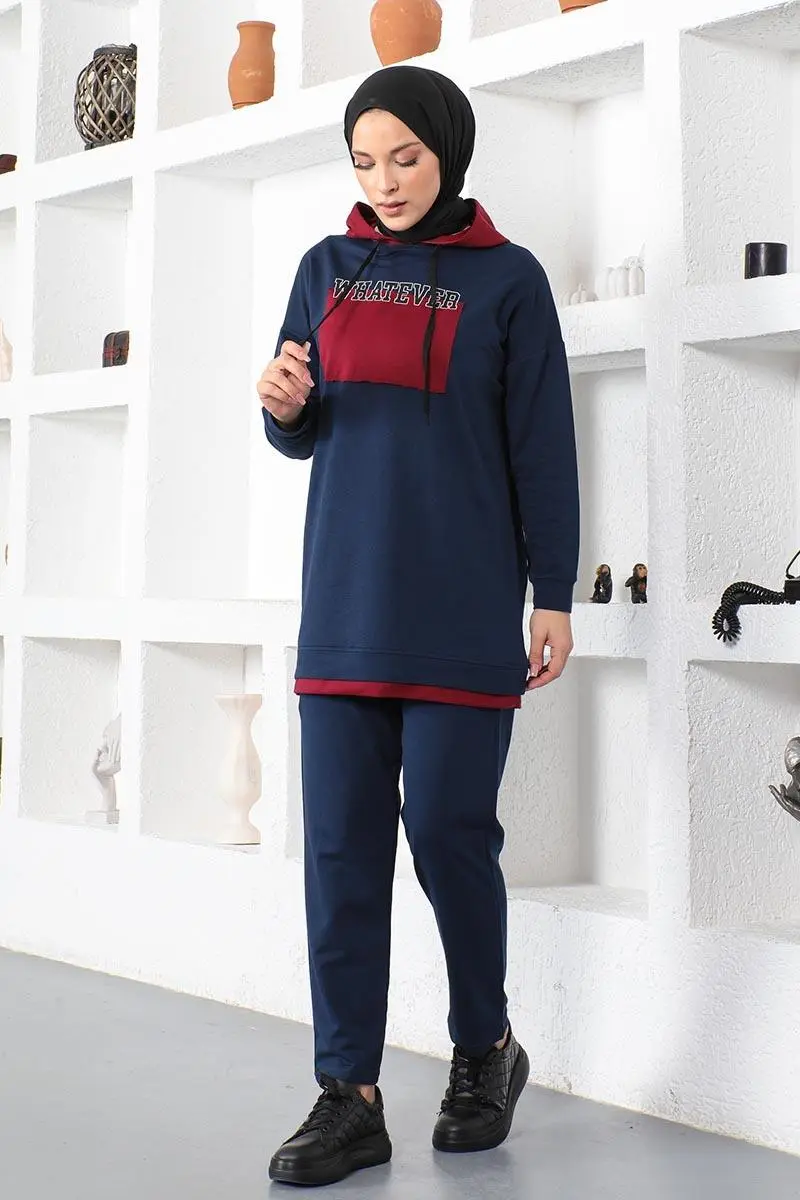 Yazılı Spor Takım Lacivert-detail