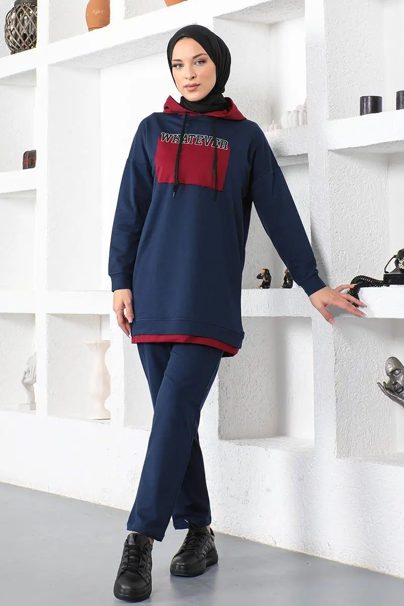 Yazılı Spor Takım Lacivert-detail