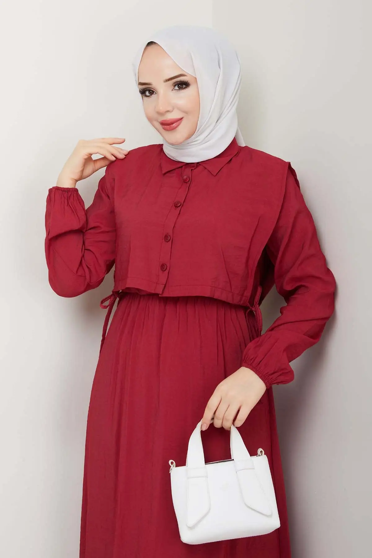 Yelekli Elbise-detail