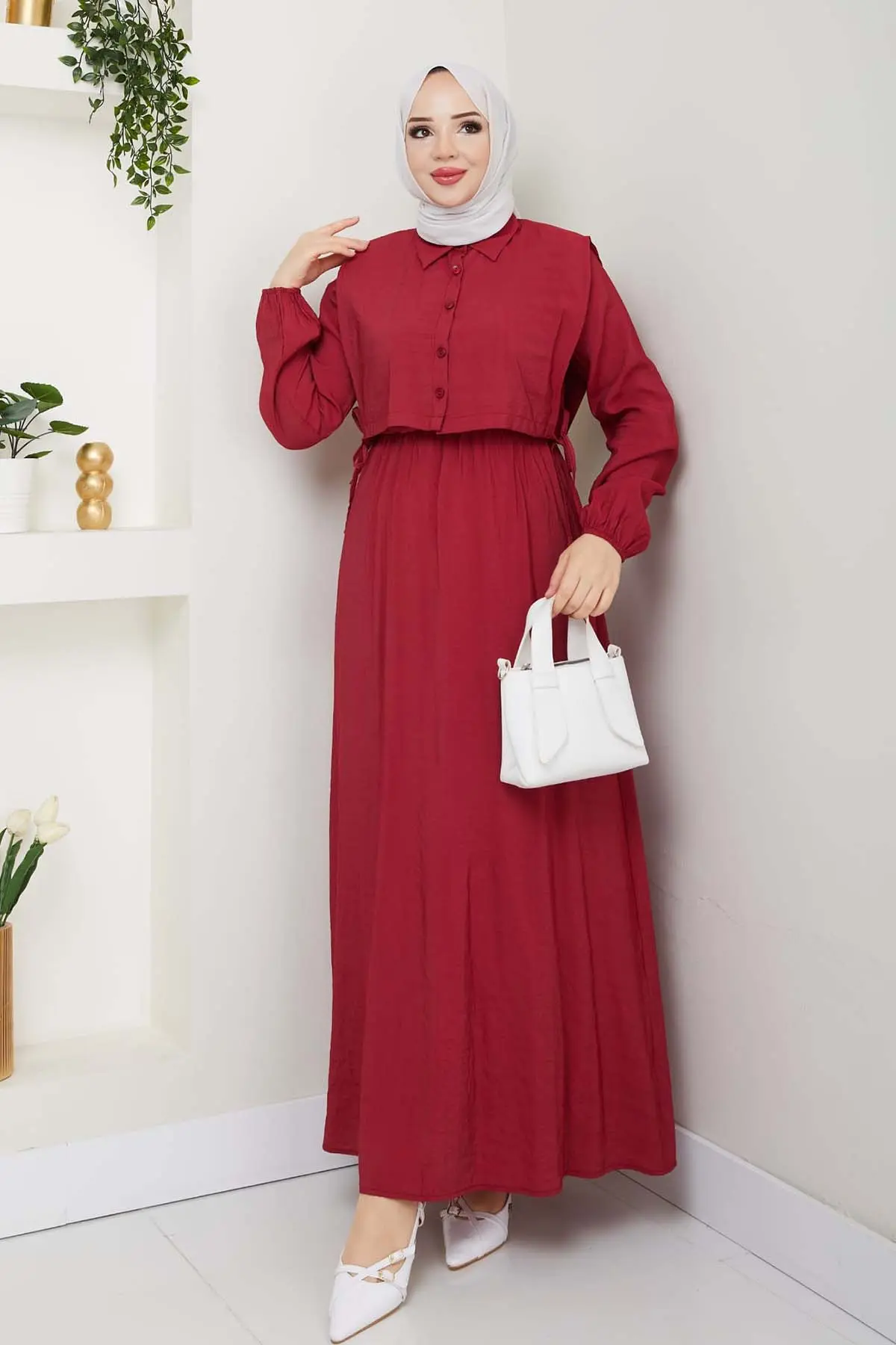 Yelekli Elbise-detail