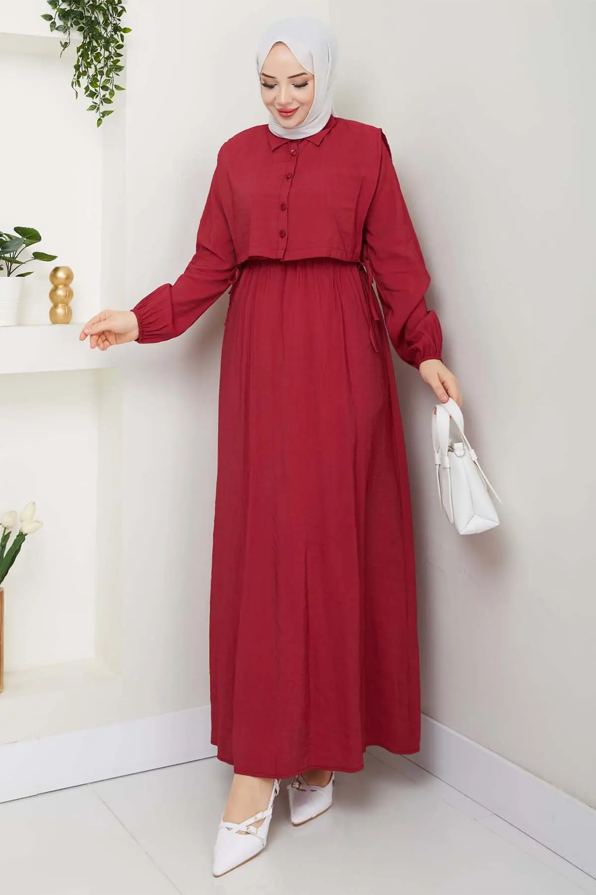 Yelekli Elbise-detail