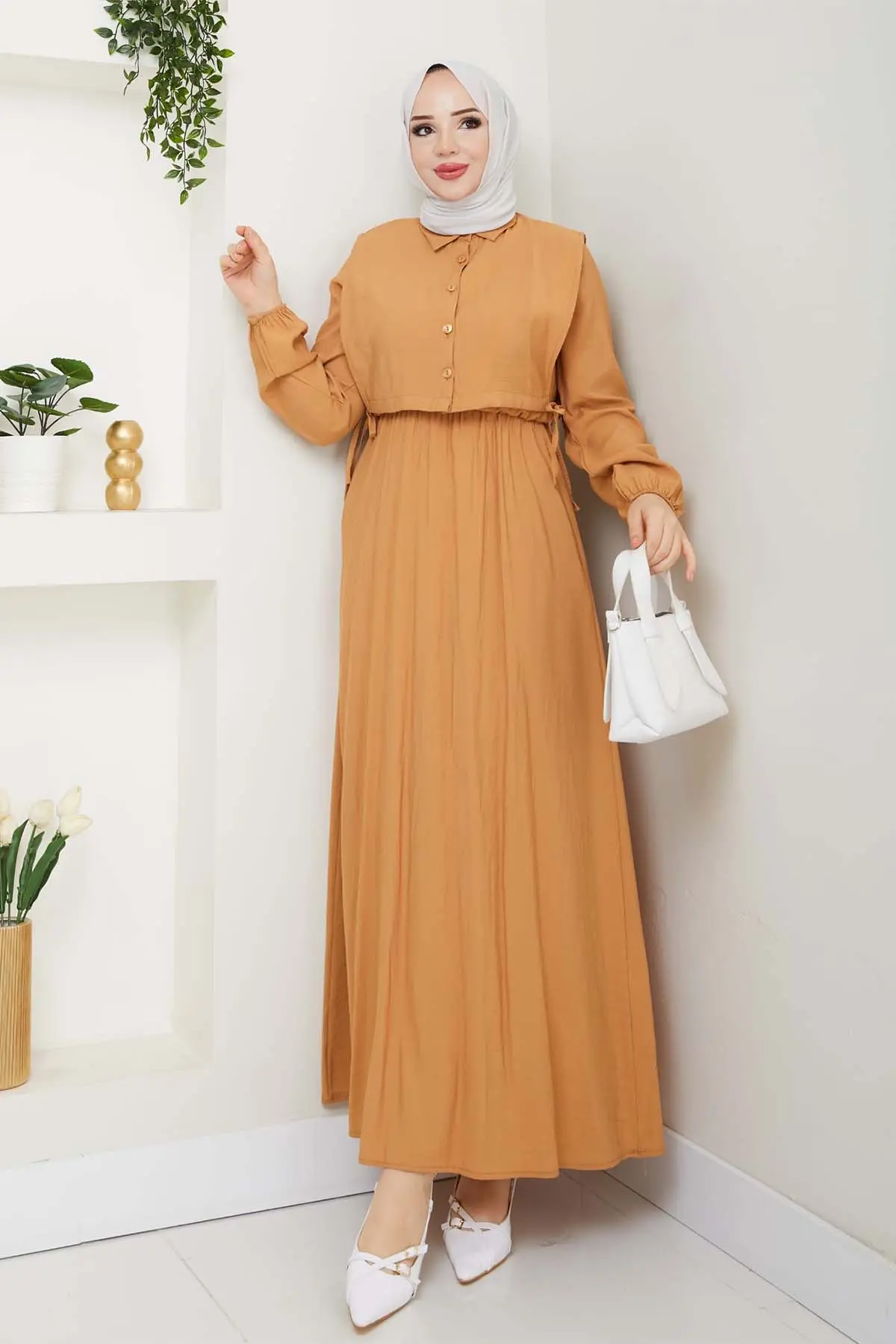 Yelekli Elbise-detail