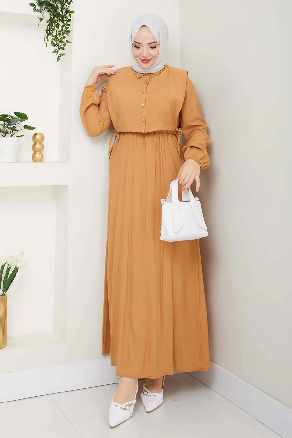 Yelekli Elbise-detail