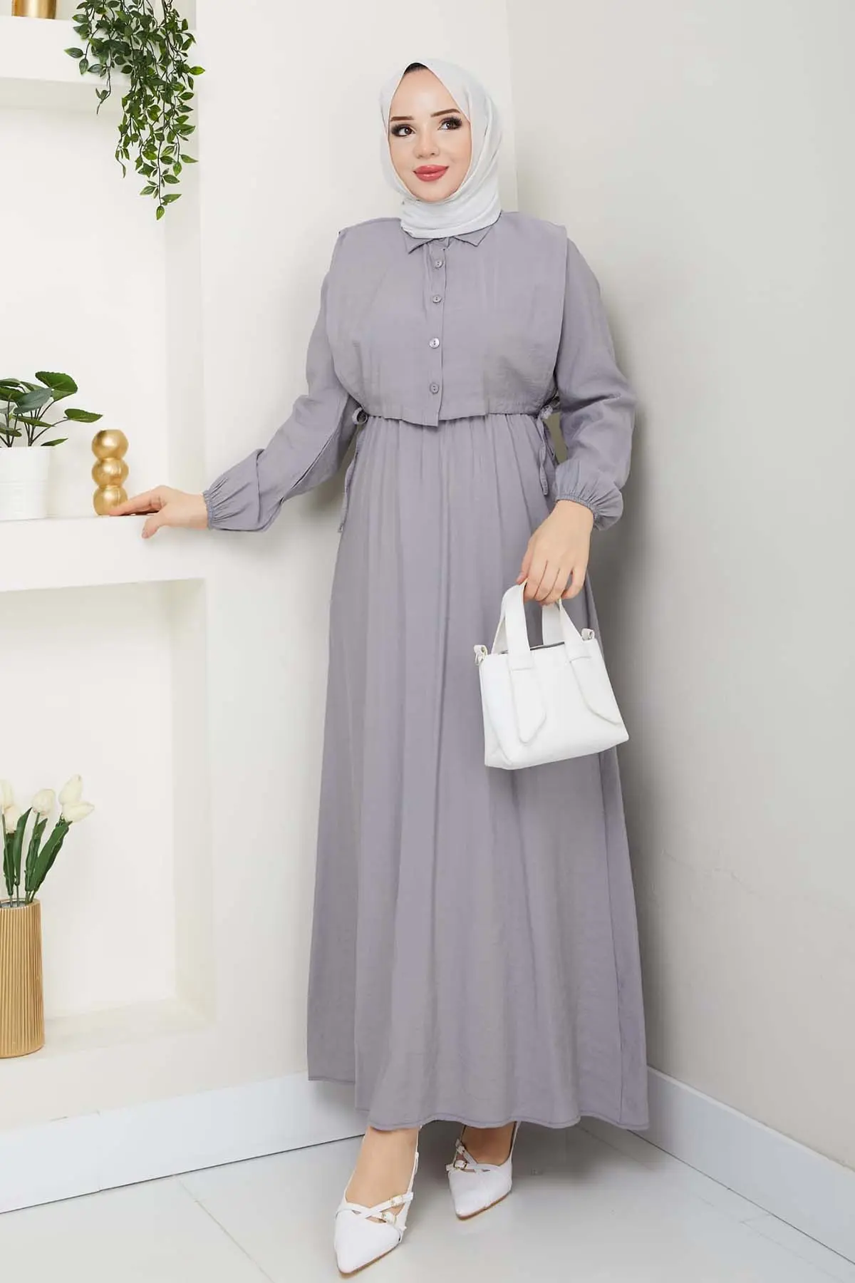 Yelekli Elbise-detail