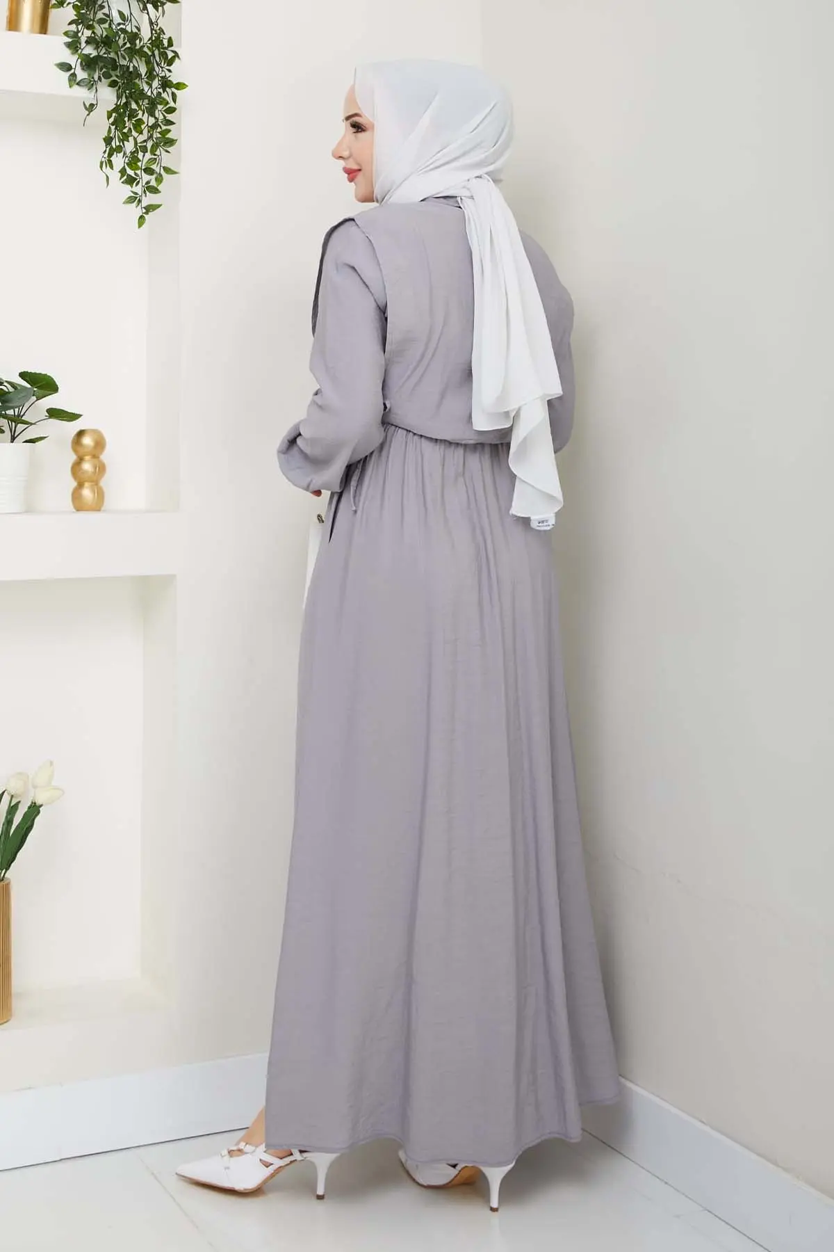 Yelekli Elbise-detail