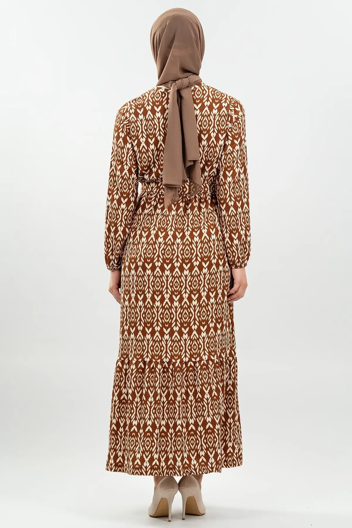 Yeni Sezon Bürümcük Elbise-detail