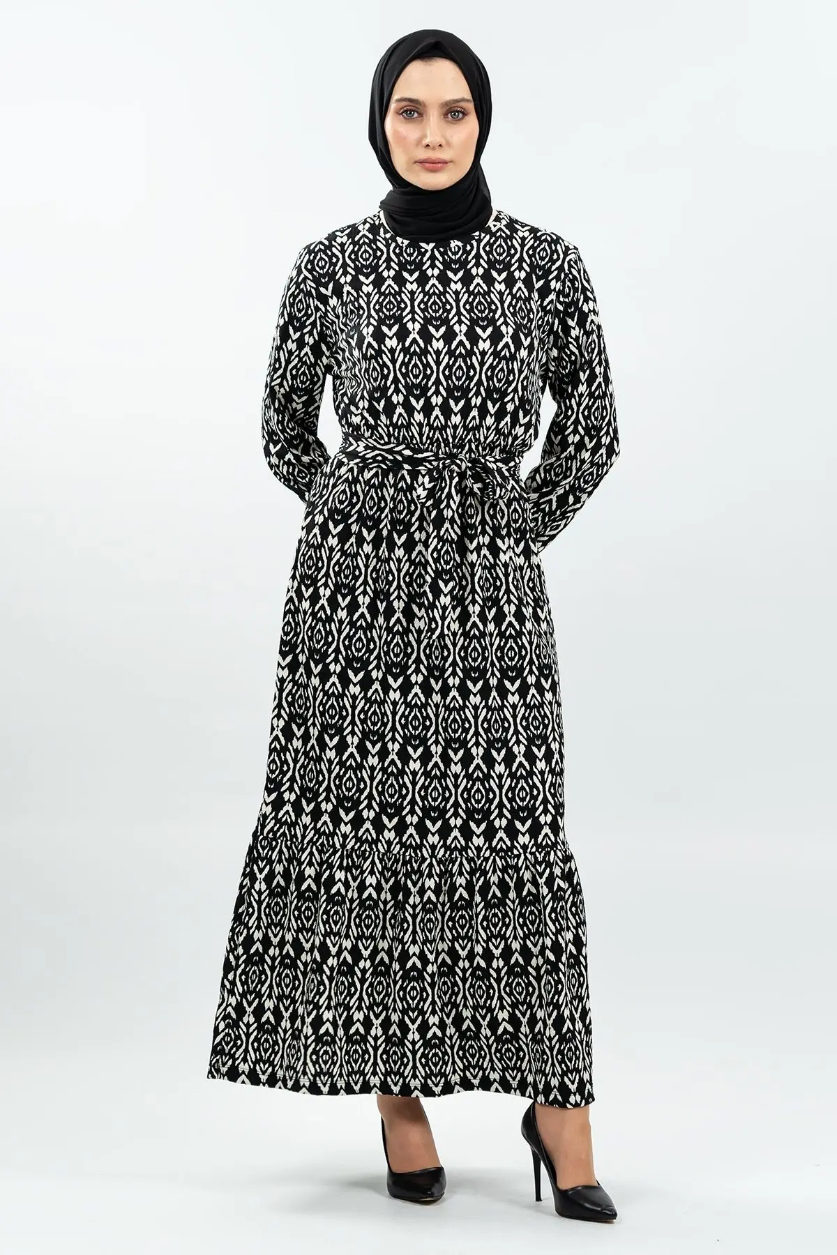 Yeni Sezon Bürümcük Elbise-detail