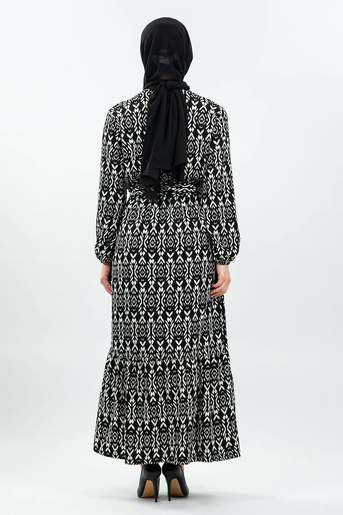 Yeni Sezon Bürümcük Elbise-detail