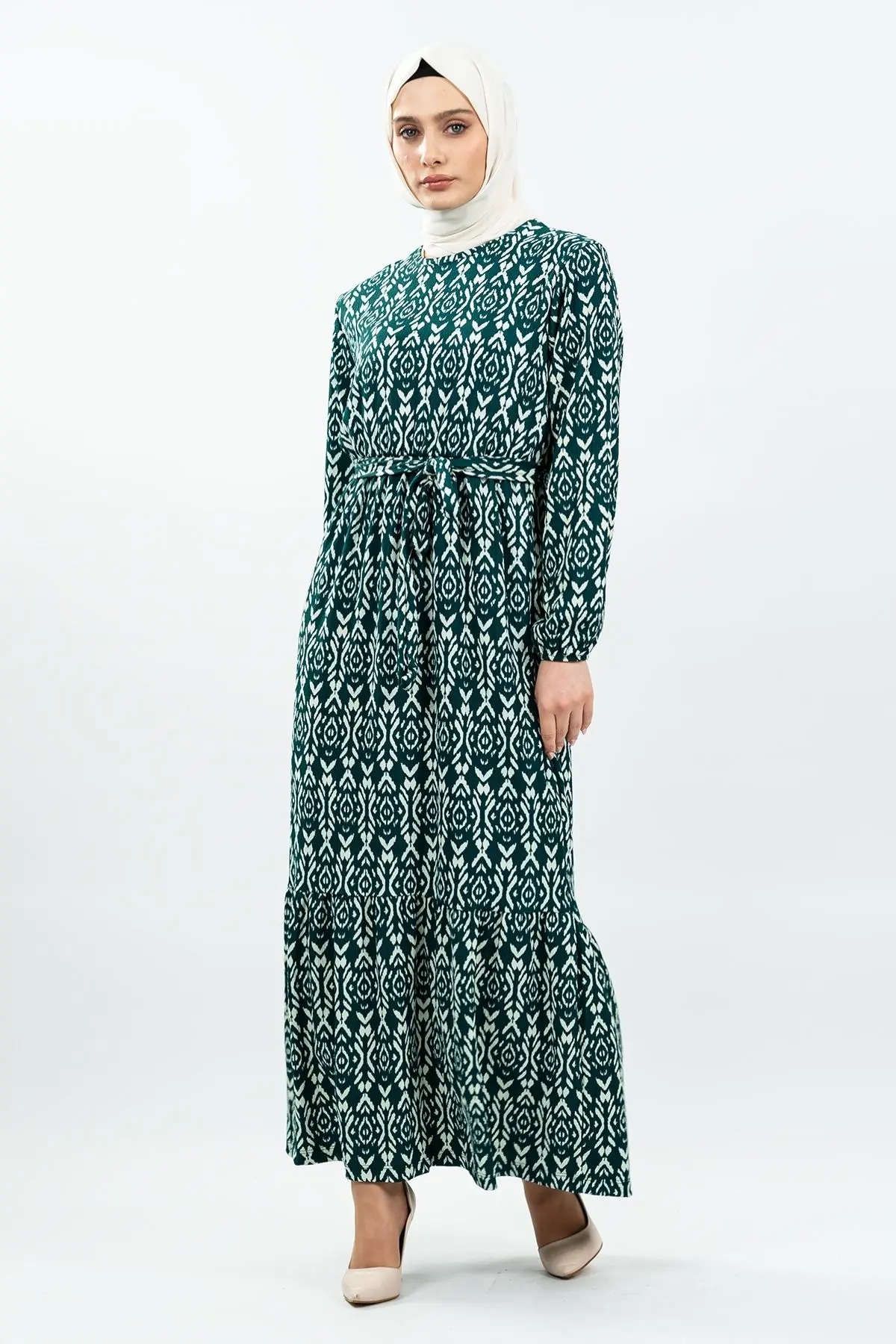 Yeni Sezon Bürümcük Elbise-detail