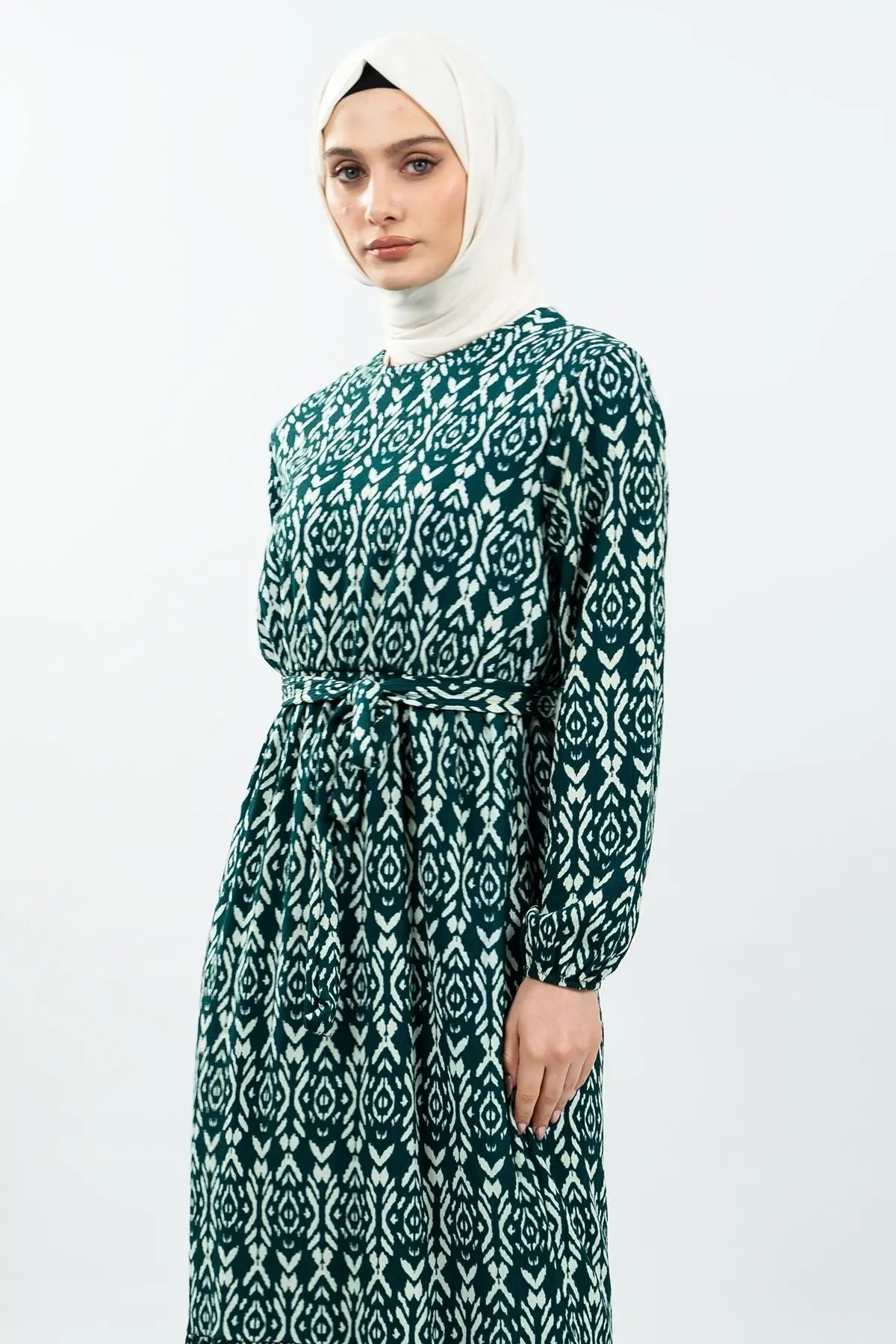 Yeni Sezon Bürümcük Elbise-detail