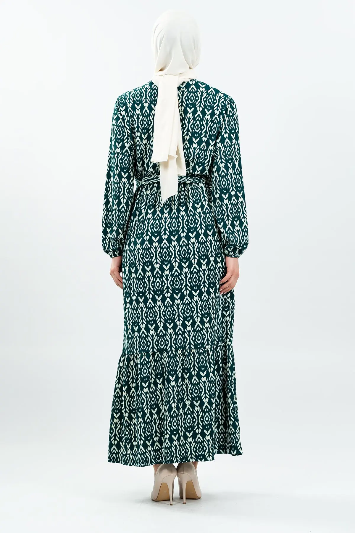 Yeni Sezon Bürümcük Elbise-detail