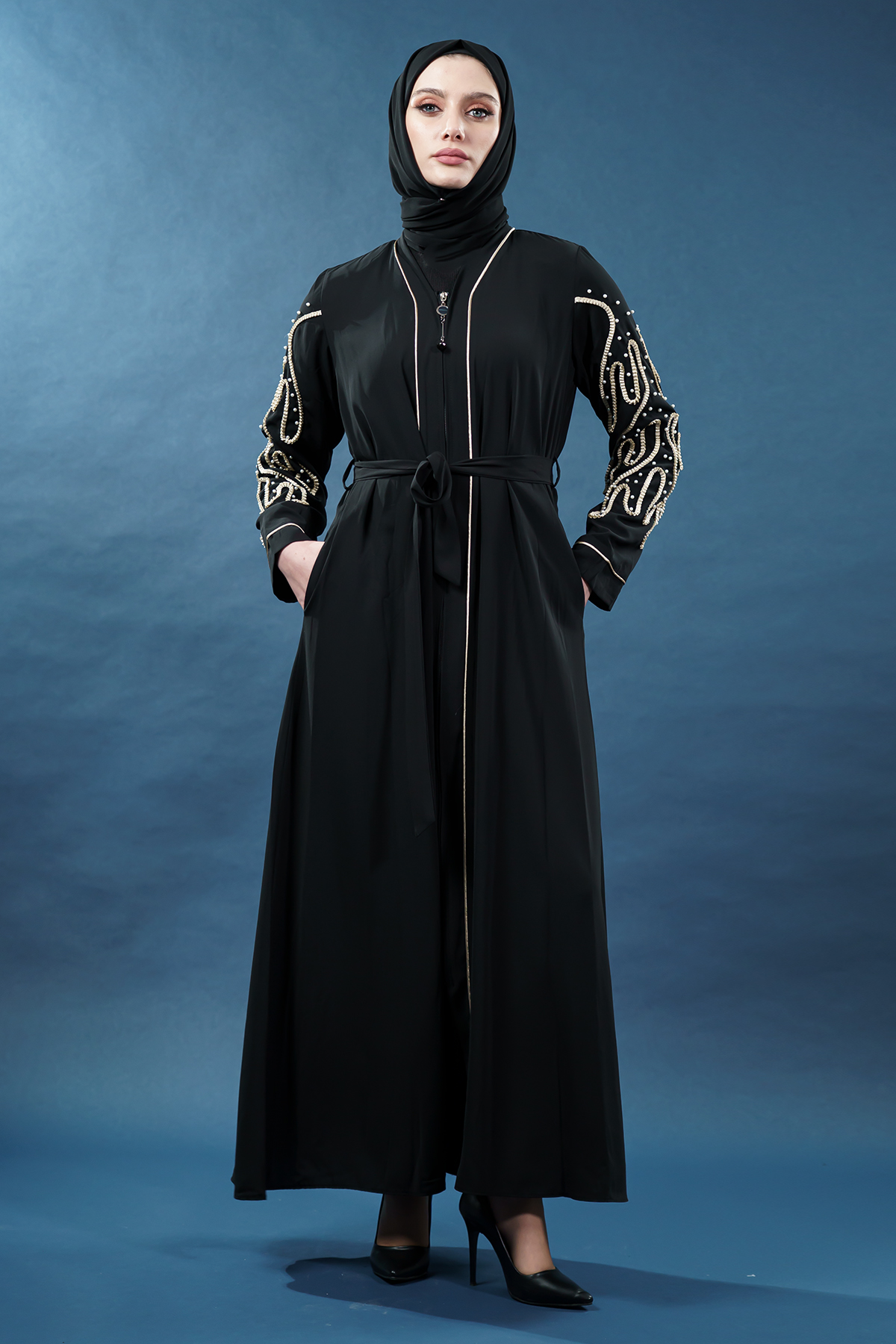 New Season Special Design Pearled Abaya