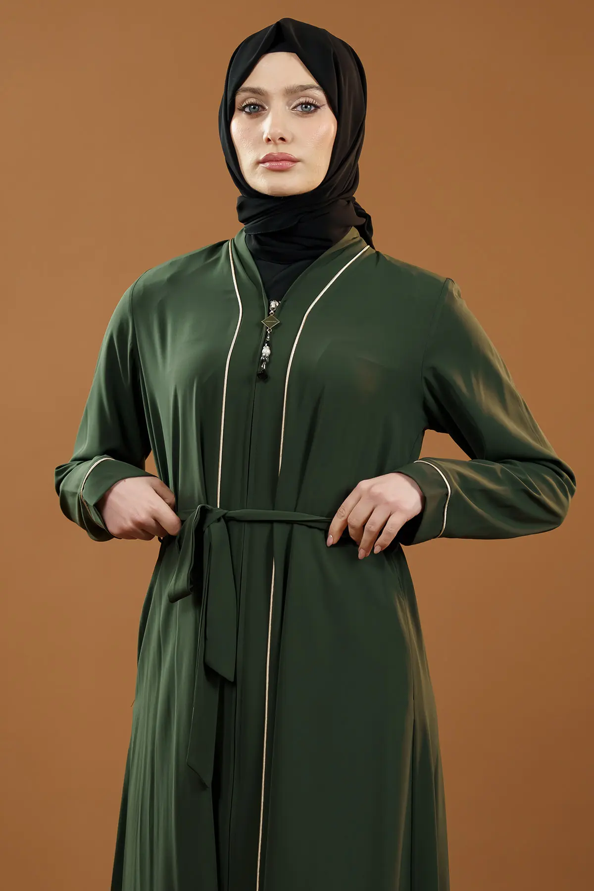 Yeni Sezon Medine Ipeği Tasarım Ferace-detail