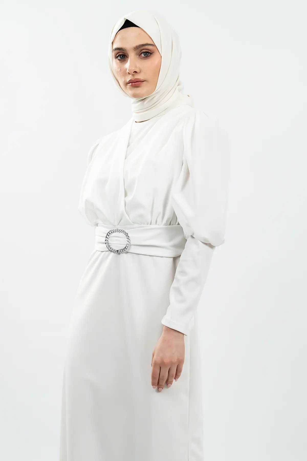 Yeni Sezon Tesettür Elbise-detail