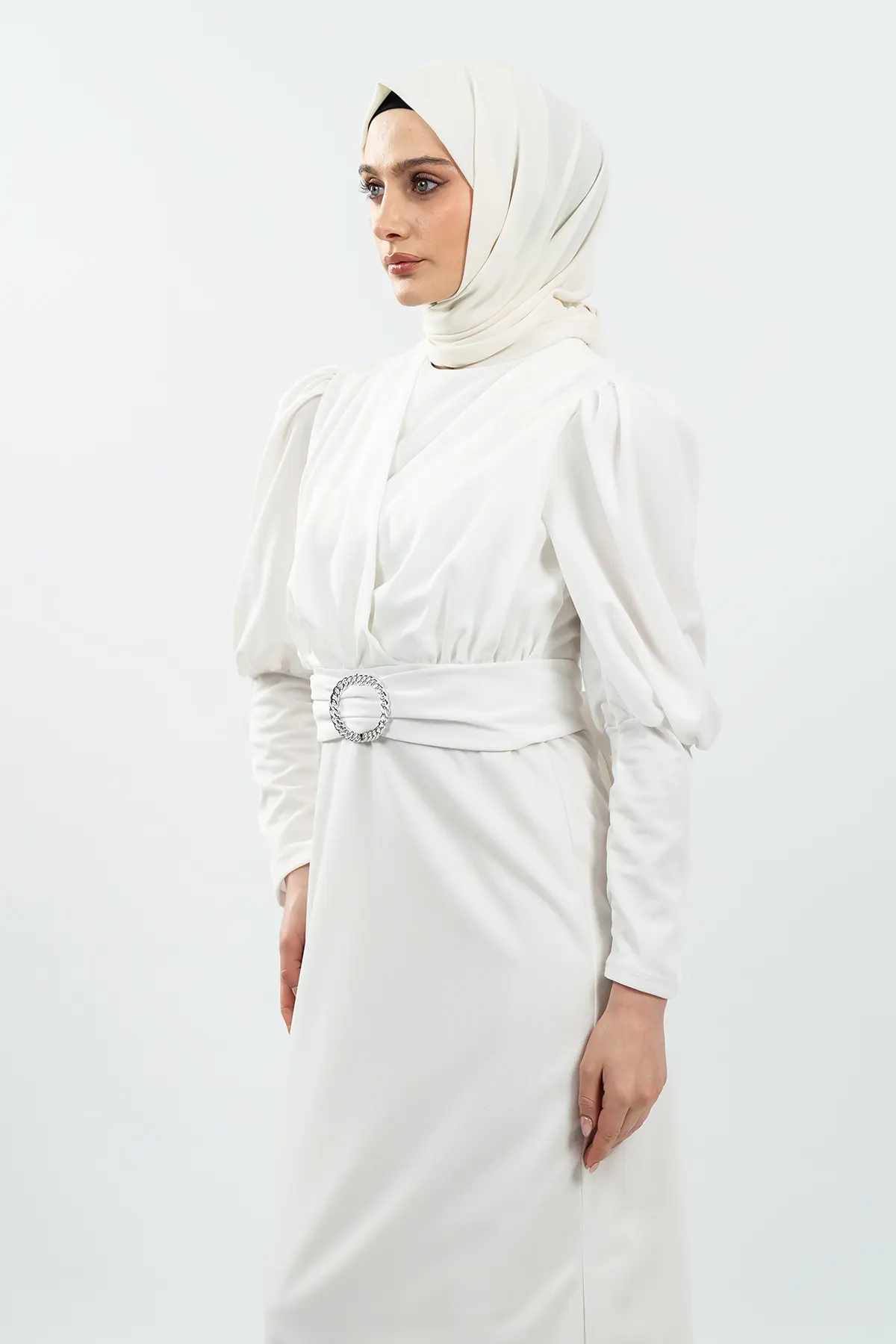 Yeni Sezon Tesettür Elbise-detail