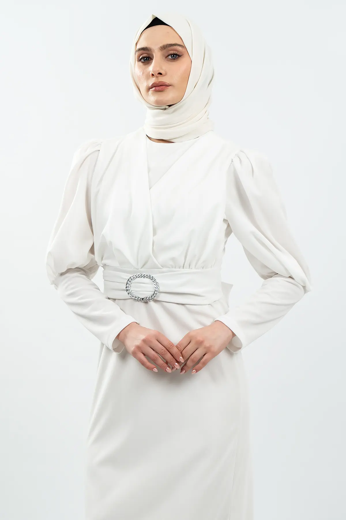 Yeni Sezon Tesettür Elbise-detail