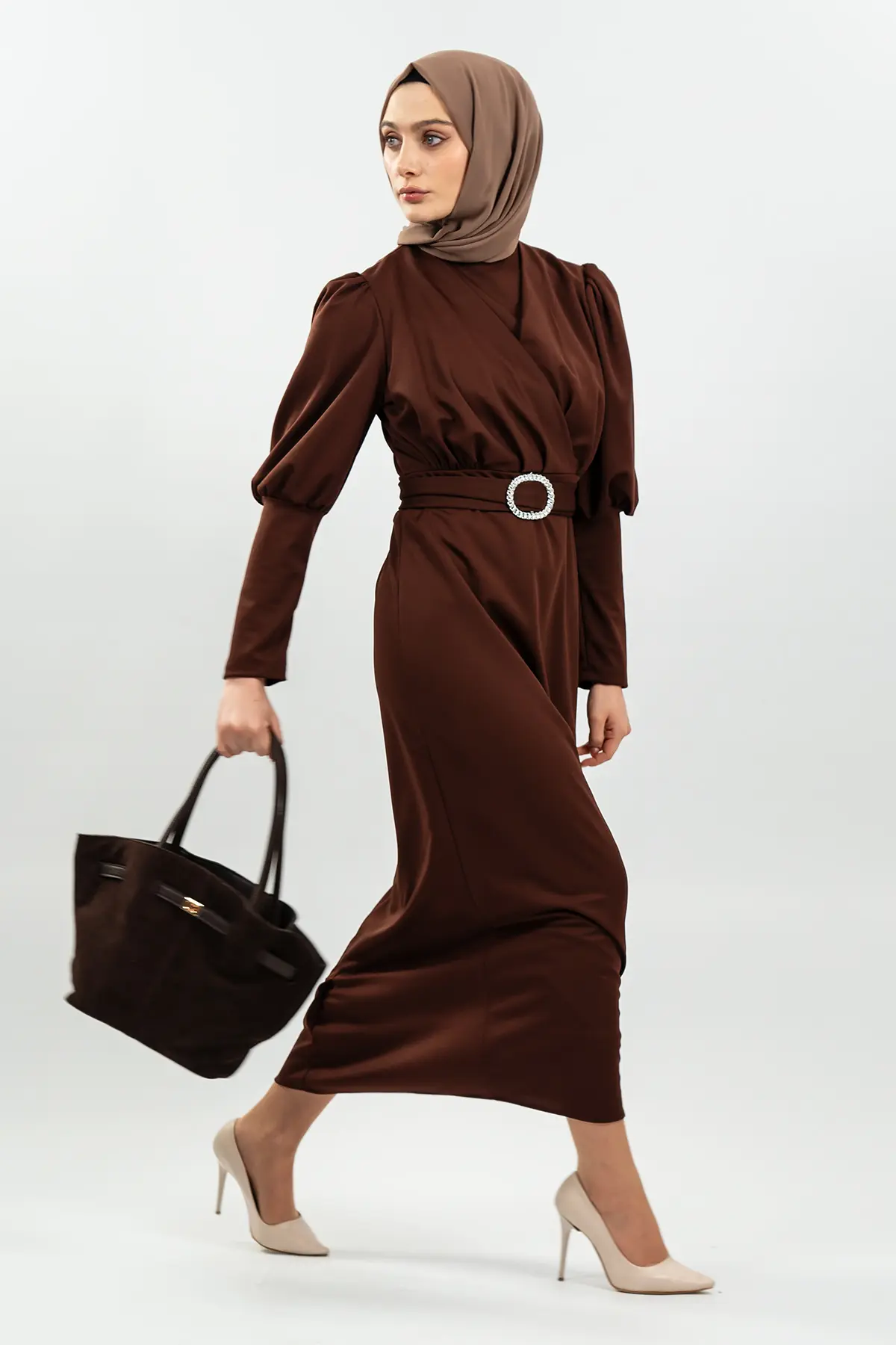 Yeni Sezon Tesettür Elbise-detail