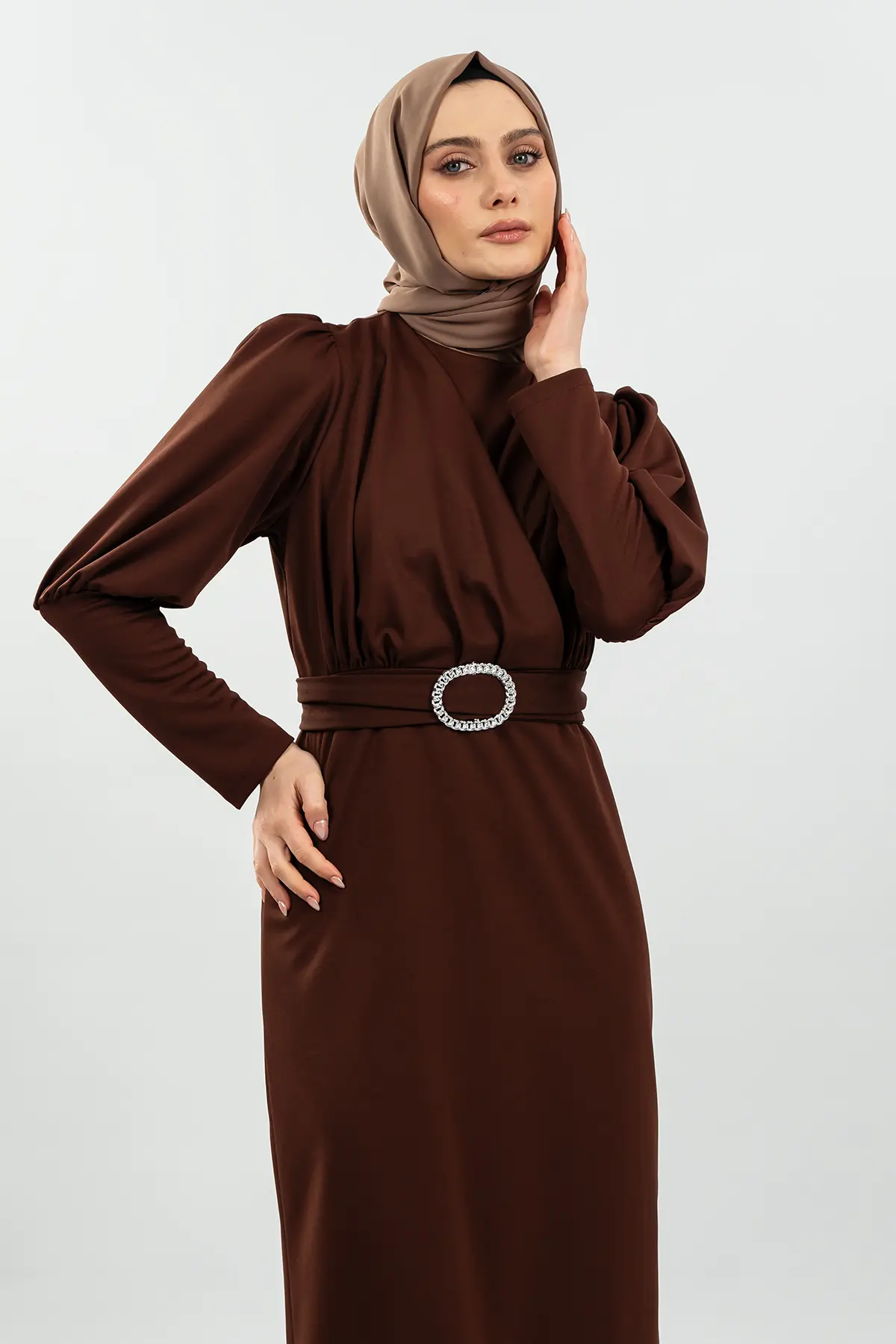 Yeni Sezon Tesettür Elbise-detail